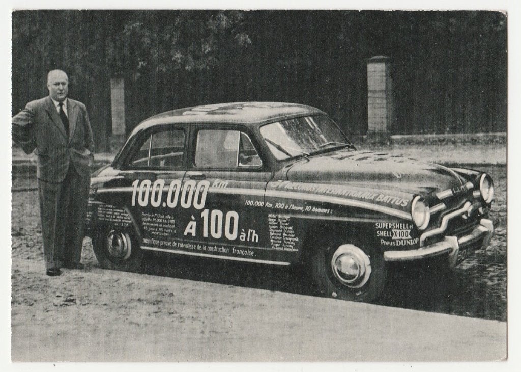 Reclame.  Auto's.  SIMCA ARONDE., Verzenden, 1940 tot 1960, Overige thema's