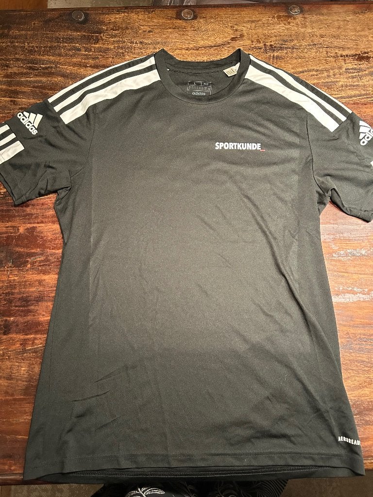 Adidas Tshirt Sportkunde maat L, Kleding | Heren, Maat 52/54 (L), Zwart, Ophalen of Verzenden, Zo goed als nieuw