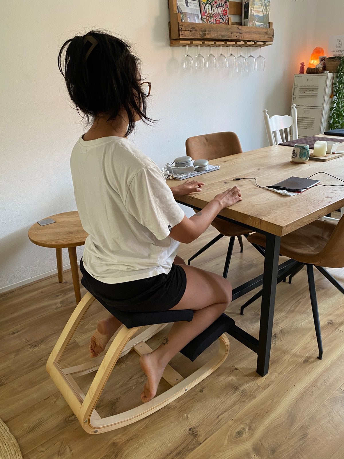 Ergonomische kniestoel /Shiatsu stoel -nieuw, nooit gebruikt, Ophalen, Zwart, Nieuw, Stof