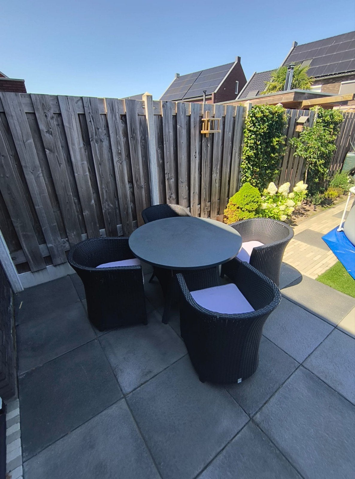 Garden Impression Tuinset met betonnen tafel, Tuin en Terras, Tuinsets en Loungesets, Ophalen, Gebruikt, Tuinset, Eettafel