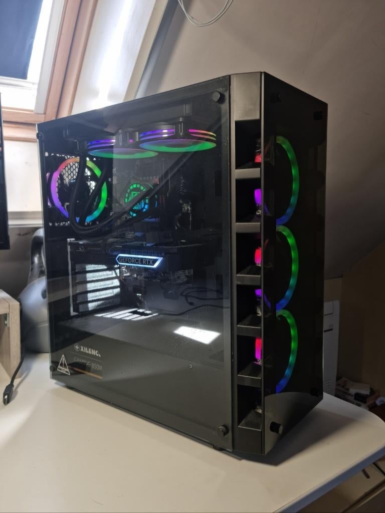 Gaming PC (4070 SUPER, 64GB RAM), Met monitor, 64 GB of meer, Zelf gebouwde pc, Ophalen of Verzenden