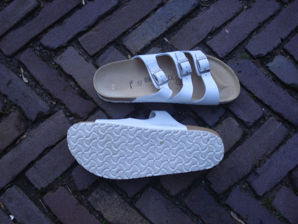 FLORIDA BIRKENSTOCK WIT NIEUW 42 NU GRATIS VERZENDING POST, Slippers, Verzenden, Birkenstock florida, Wit