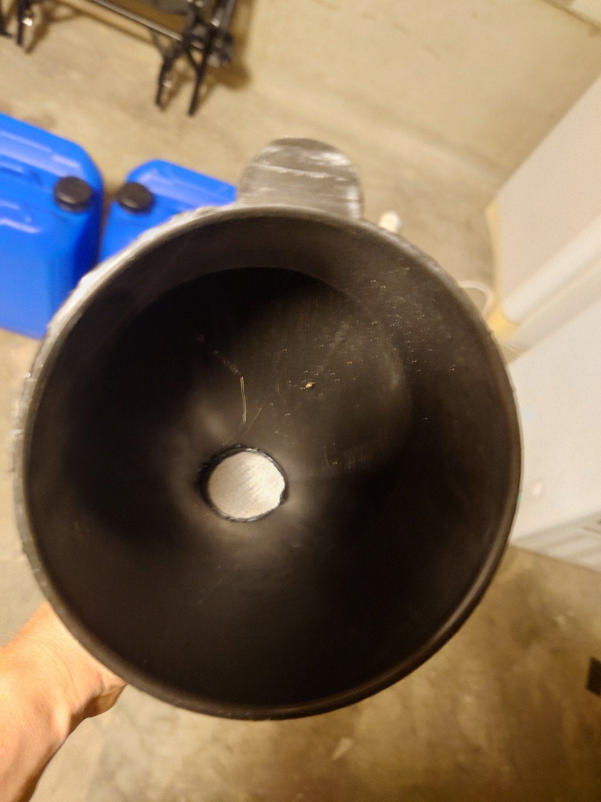 2x 30L Brandstof jerrycans met trechter, Ophalen of Verzenden, Gebruikt