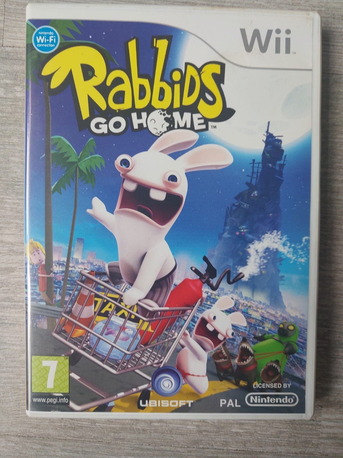 Rabbids Go Home - Wii (Ubisoft) - Avontuurlijk en Grappig, Spelcomputers en Games, Games | Nintendo Wii, Gebruikt, Avontuur en Actie