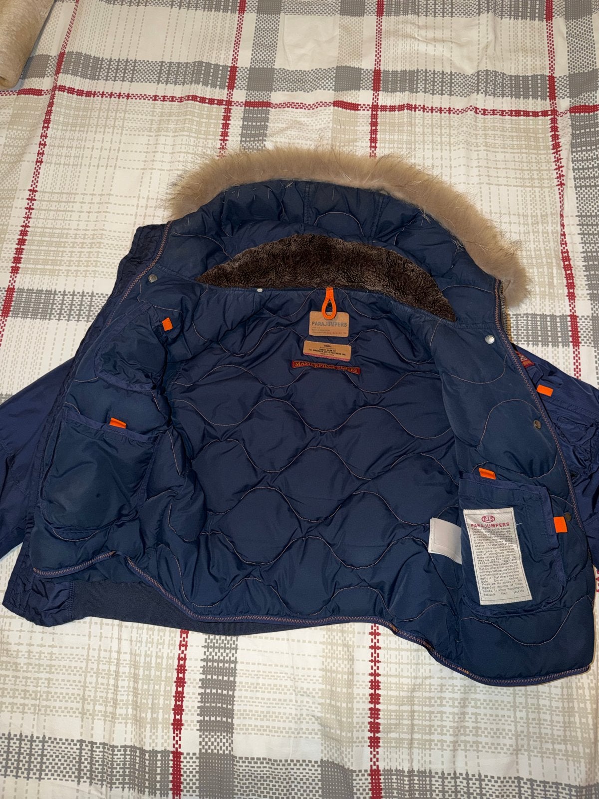 Parajumpers Gobi Bomber Jacket - Maat S, Ophalen of Verzenden, Gedragen, Maat 46 (S) of kleiner, Blauw