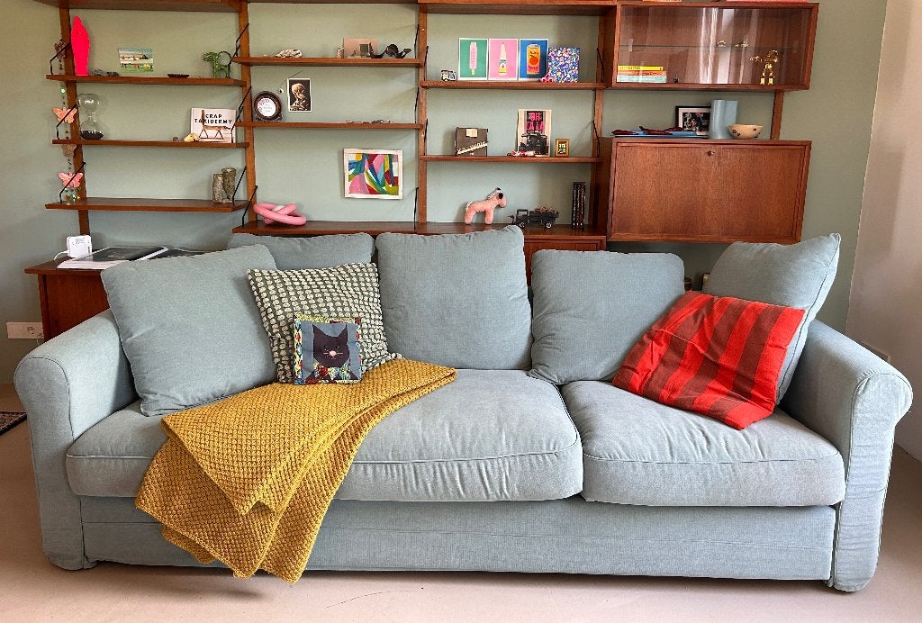 Ikea Gronlid 3-zits bank (Grönlid), Ophalen, Gebruikt, Moderne, comfortabele IKEA GRÖNLID in Scandinavische stijl, Driepersoons