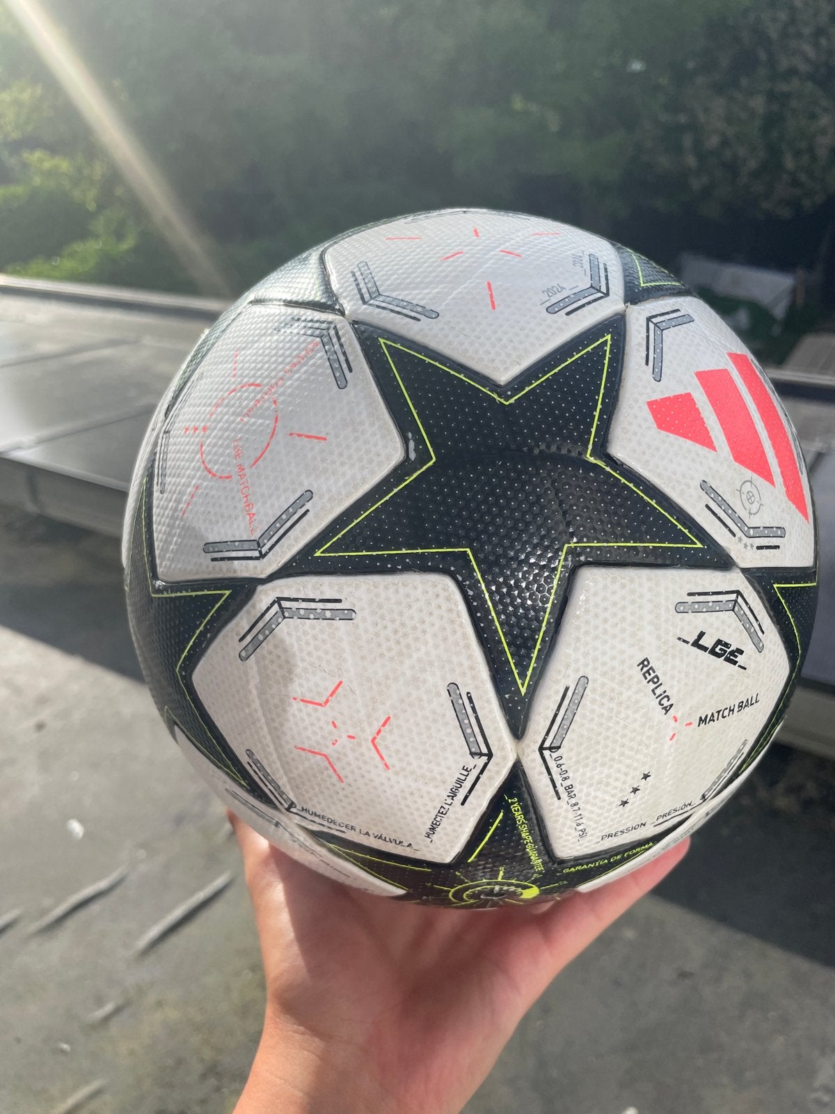 Adidas Champions League Voetbal - Replica Match Ball, Verzenden, Zo goed als nieuw, Bal