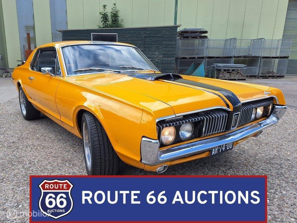 Mercury Cougar | 1967 | Route 66 Auctions, Auto's, Overige carrosserieën, Zwart, Bedrijf, Handgeschakeld