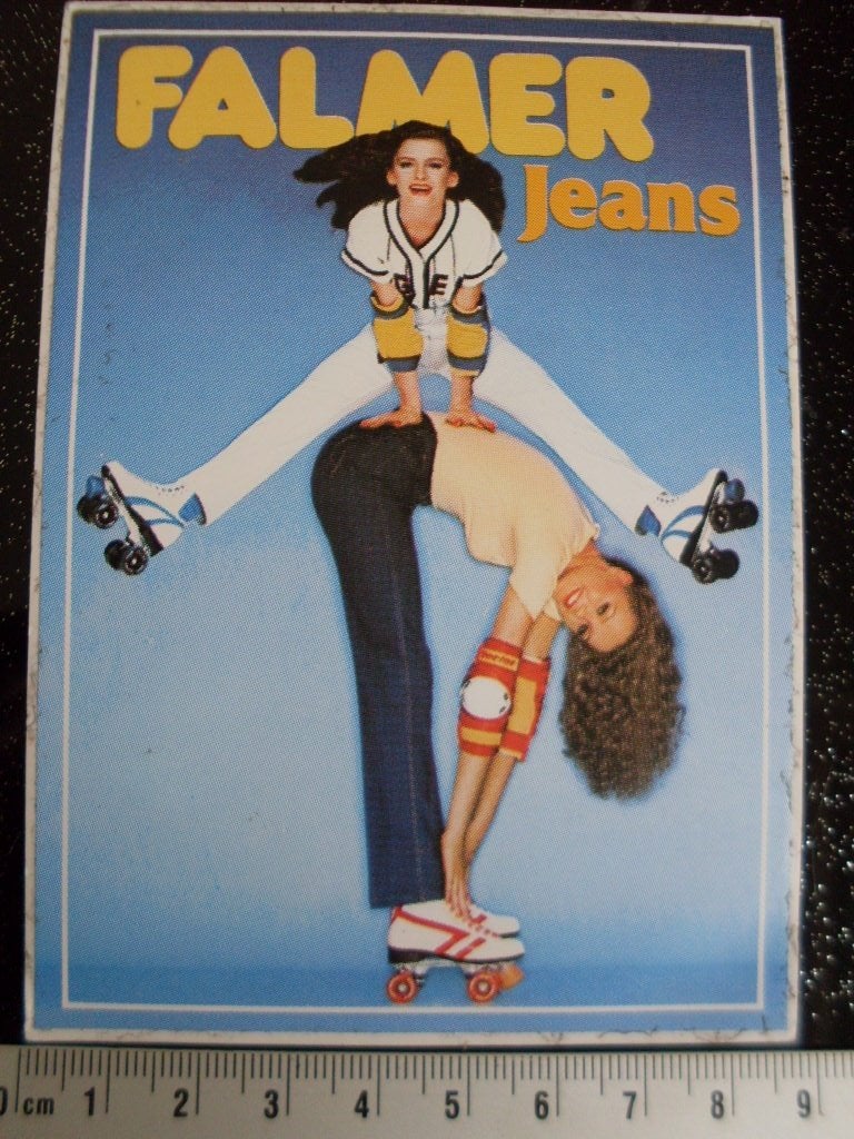 sticker falmer jeans logo, Verzenden, Zo goed als nieuw, Merk
