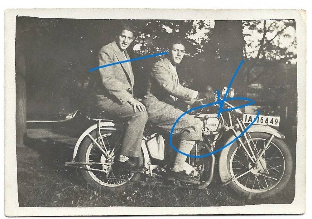 Victoria 1926 Berlijn motor foto, Verzenden, Foto, Zo goed als nieuw, Voor 1940