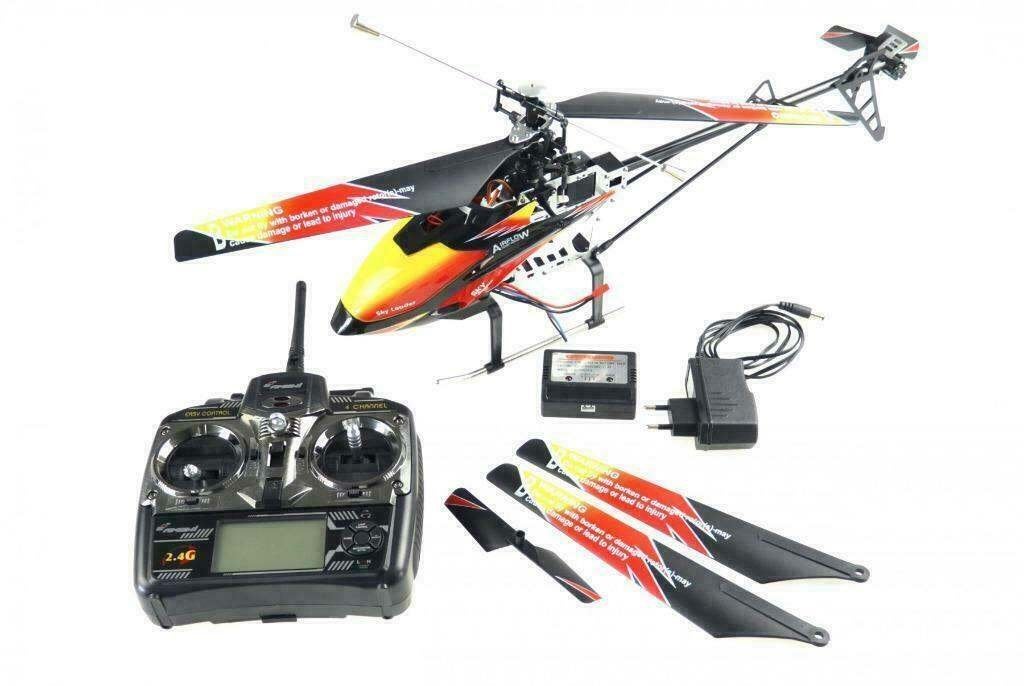 Snelle Singleblade Brushless Helikopter 4 Kanalen, 2,4 GHz., Ophalen of Verzenden, Nieuw, RTF (Ready to Fly)