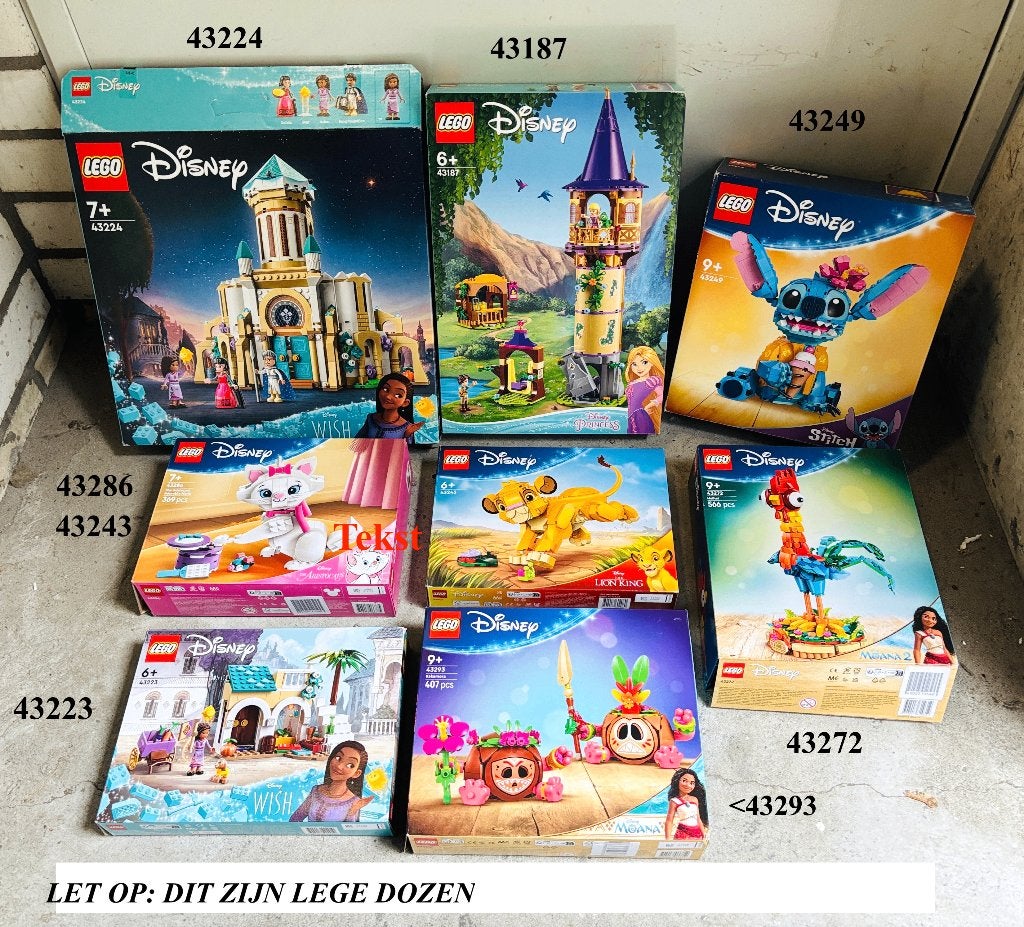 24 LEGO dozen LEEG Gaan per 3 stuks voor € 2,50 -Geen inhoud, Ophalen, Gebruikt, Overige typen, Lego