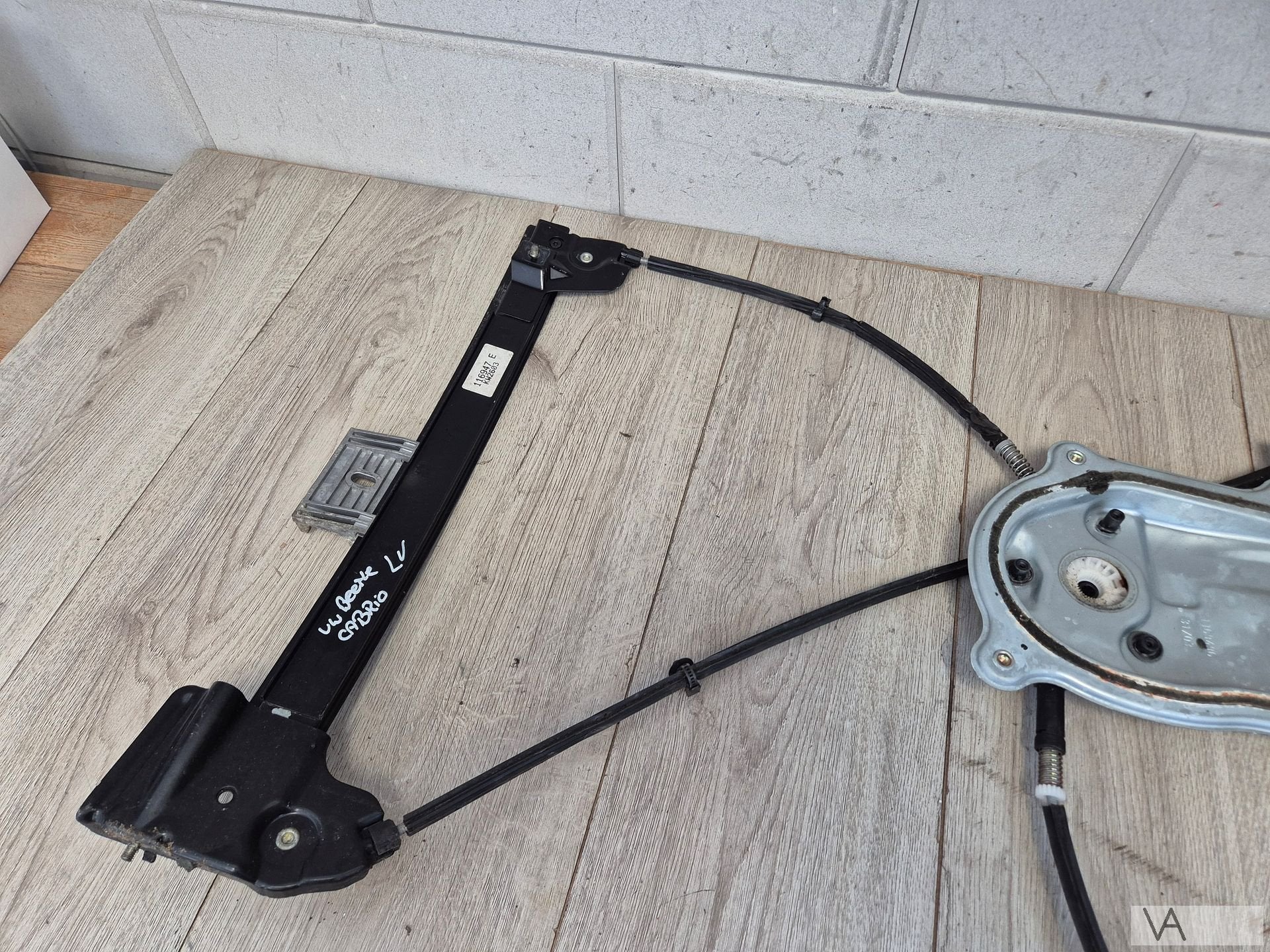Raammechanisme links voor VW New Beetle cabrio 2003 - 2010, Auto-onderdelen, Gebruikt, -, Volkswagen, -