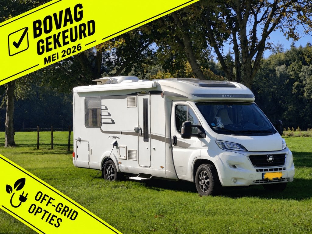 Hymer T 598 met off-grid opties & queensbed, Caravans en Kamperen, Campers, Luifel, Ringverwarming, Tot en met 2, 6 tot 7 meter