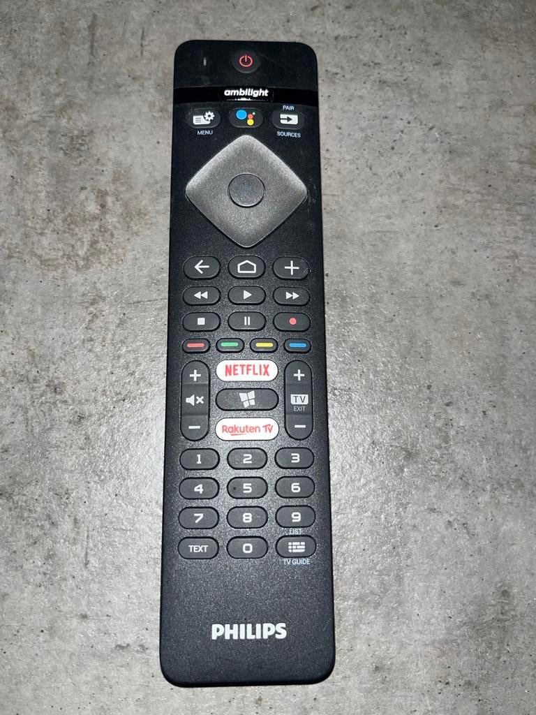 Philips afstandsbediening met toetsenbord, Ophalen of Verzenden, Gebruikt, Origineel, Tv
