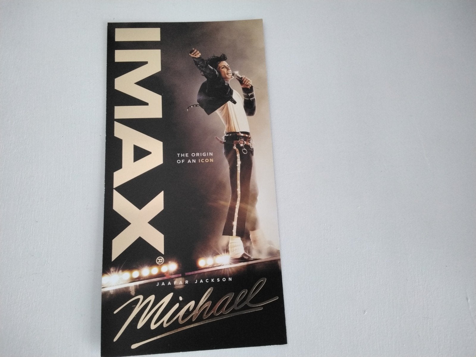 Michael Jackson IMAX TICKET., Ophalen of Verzenden, Gebruikt