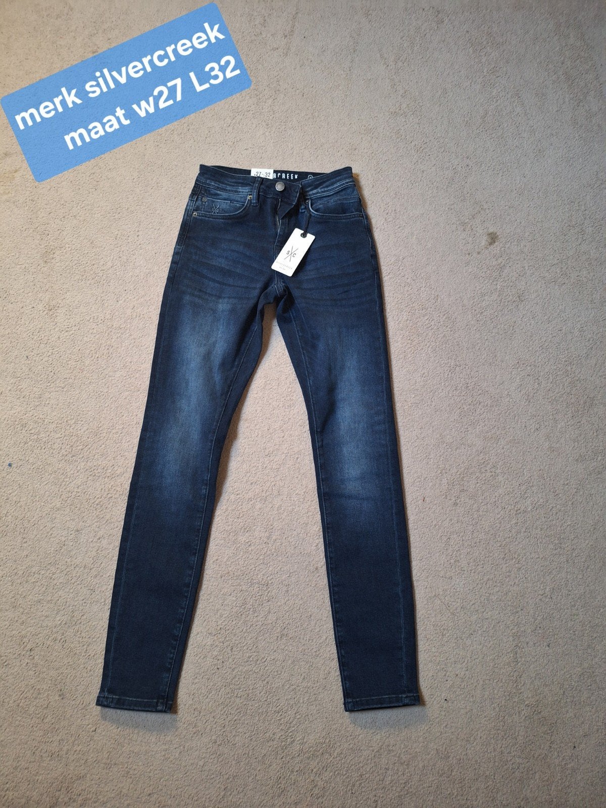 Silvercreek Jeans W27 L32 - Nieuw met kaartjes, Blauw, Nieuw, Ophalen of Verzenden, W27 (confectie 34) of kleiner