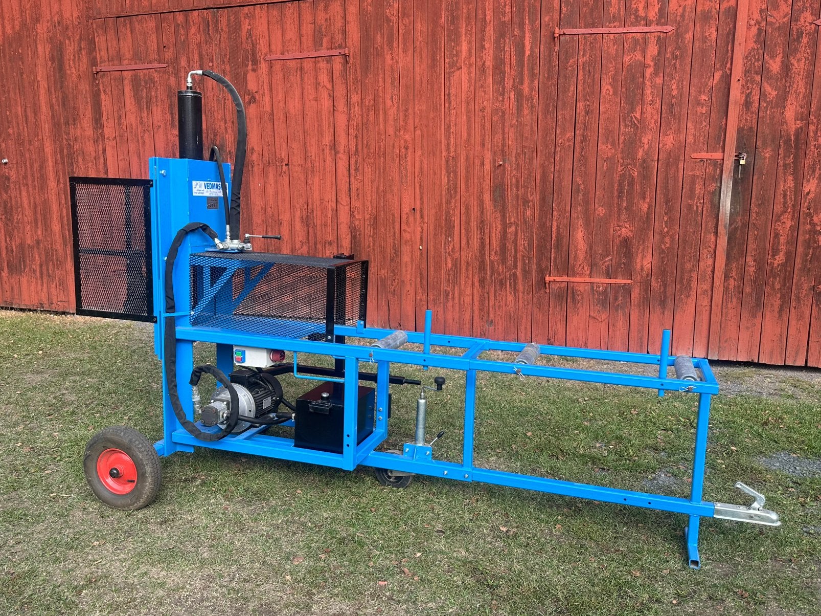 Per Wikstrand zaagkloofmachine, Ophalen, Kloofmachine
