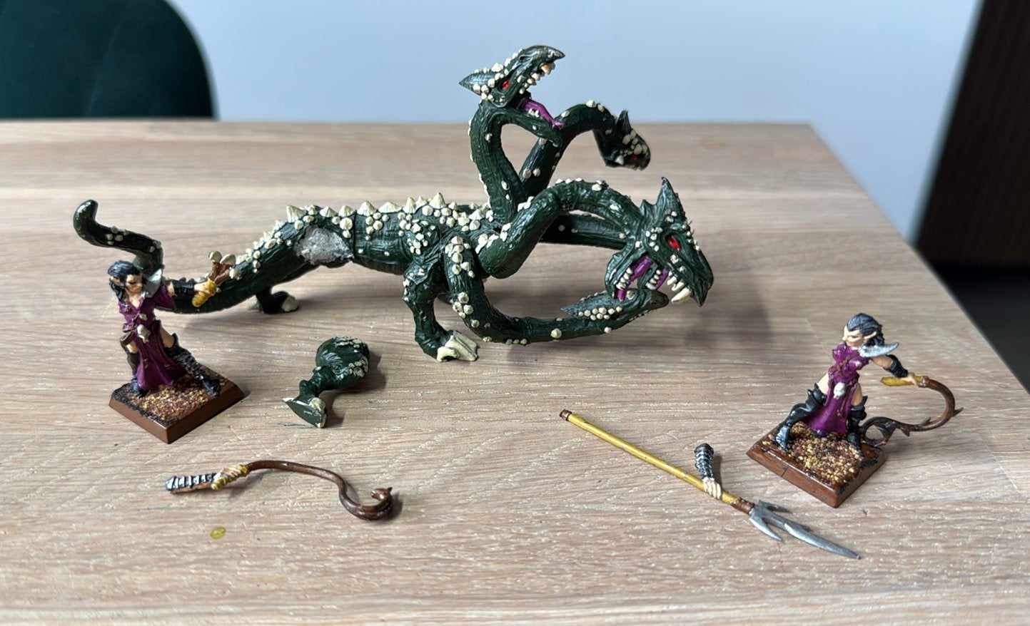 Warhammer Dark Elf war hydra 6th edition (metal), Ophalen of Verzenden, Zo goed als nieuw, Warhammer