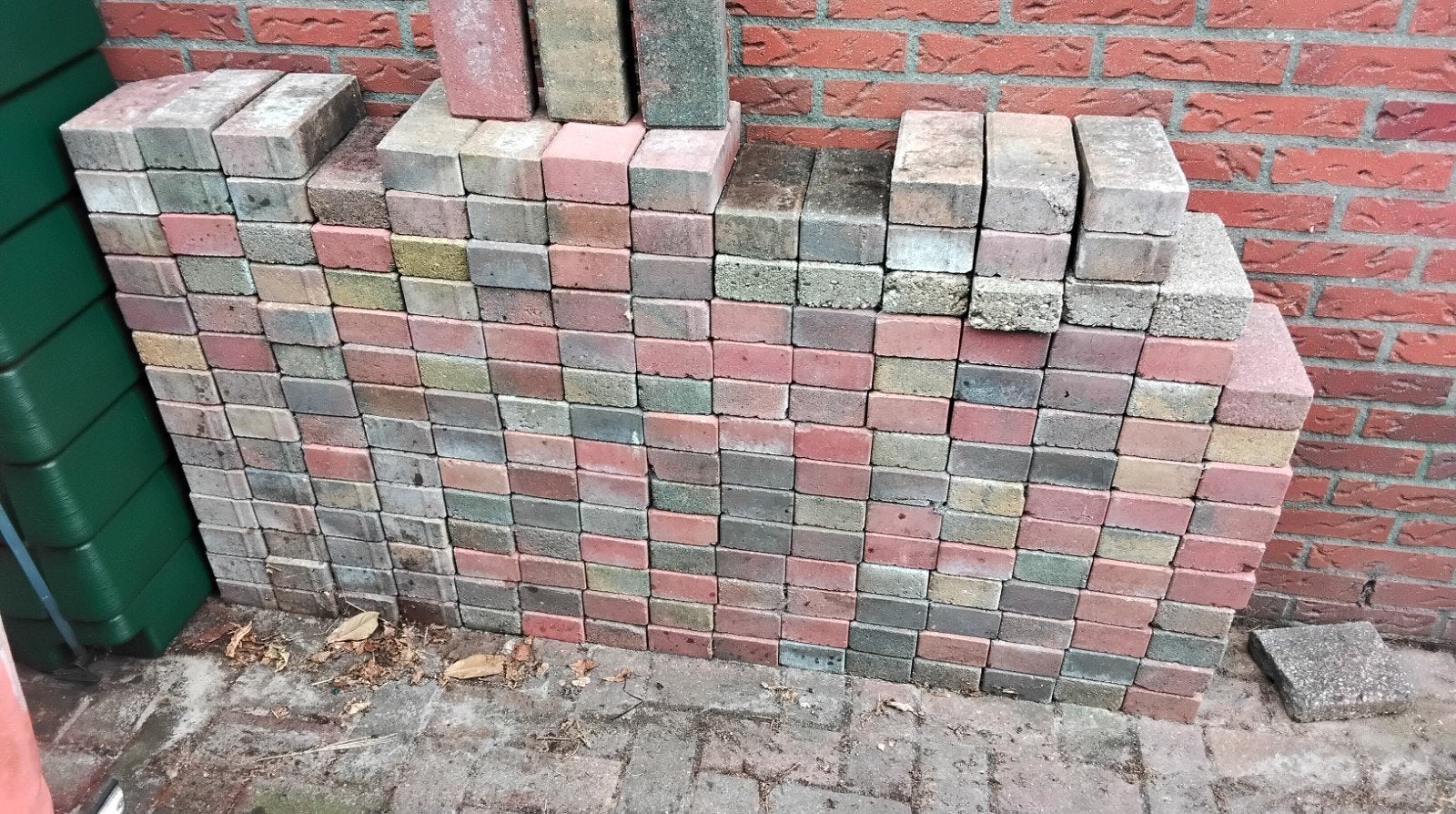 klinkers, Ophalen, Beton, Klinkers