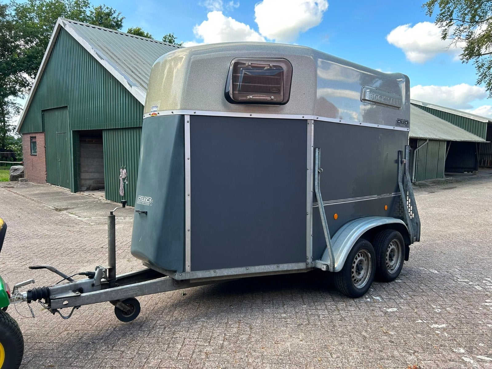 Xxl Paardentrailer bökmann, Ophalen, Zo goed als nieuw, Aluminium, 2-paards trailer