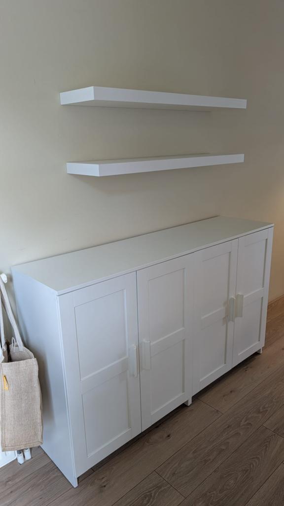 Ikea kastjes + 2 planken, Ophalen of Verzenden, Gebruikt