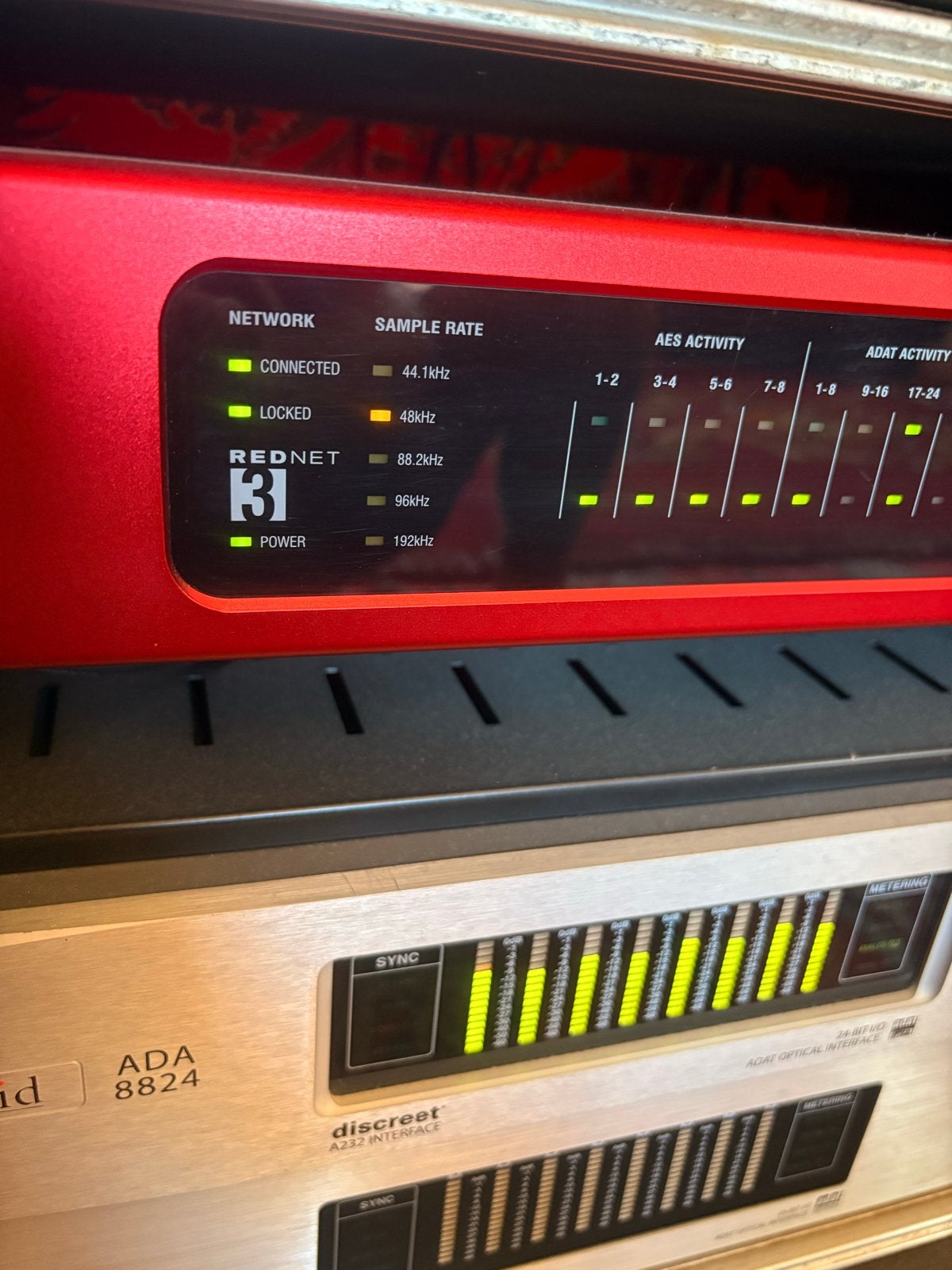 Focusrite RedNet 3 en RME ADA 8824 Audio Interfaces, Ophalen of Verzenden, Zo goed als nieuw