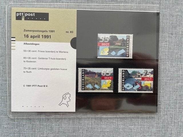 Postzegelmapje PZM83 Zomerzegels 1991 Postfris, Ophalen of Verzenden, Postfris, Overige thema's