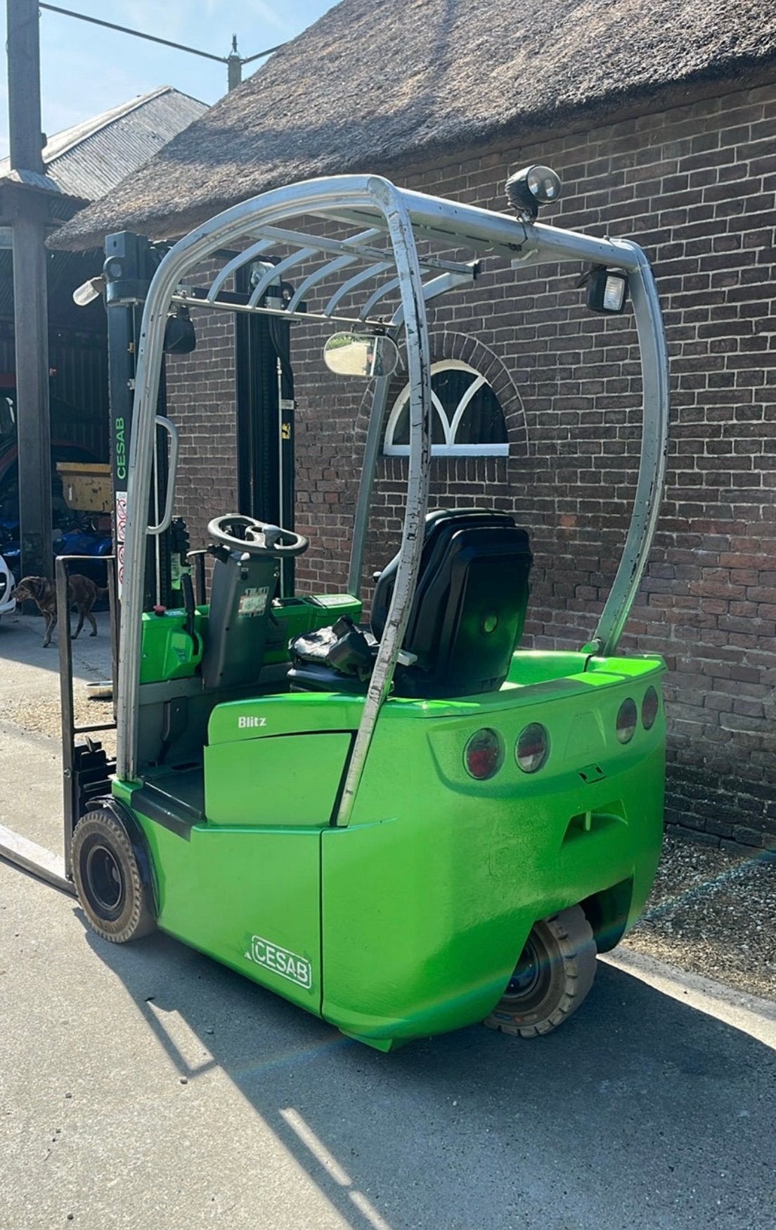 Cesab blitz15 2010 triplex freelift sideshift non marking✅, 1000 tot 2000 kg, Ophalen of Verzenden, Elektrisch, Heftruck