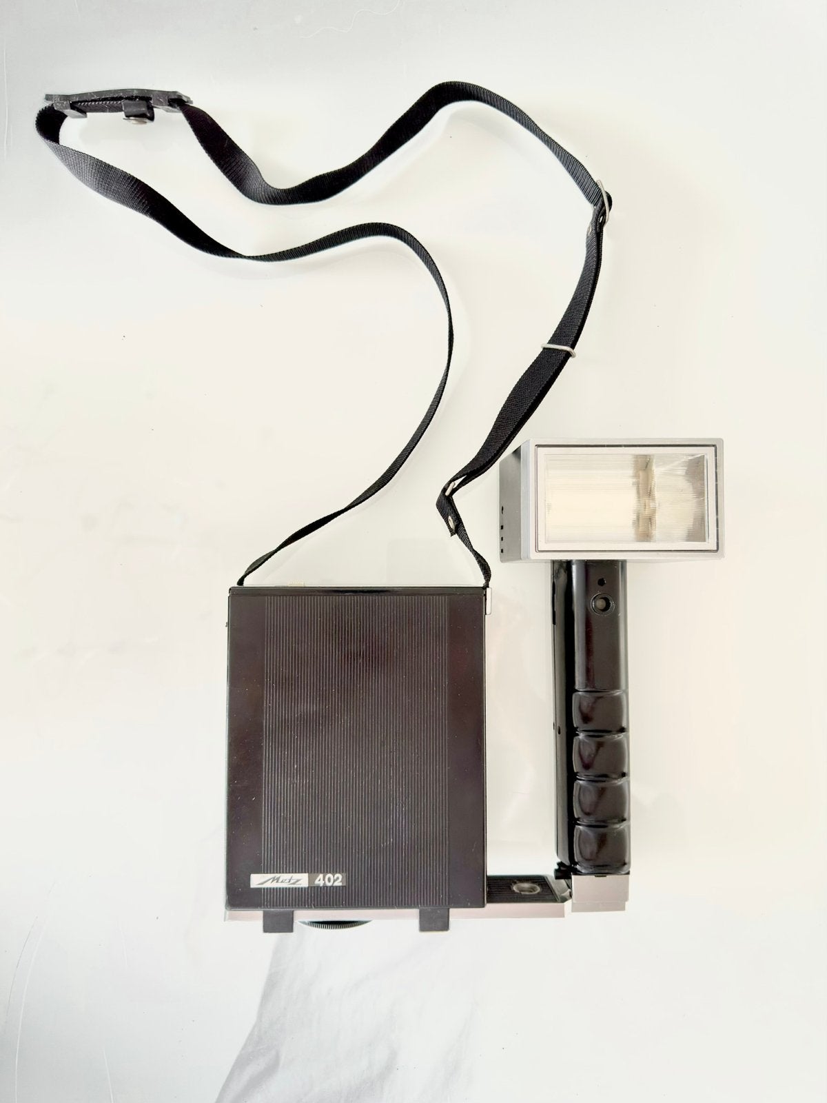 Metz Mecablitz 402 vintage reportageflitser met accessoires, Ophalen of Verzenden, Zo goed als nieuw, Metz