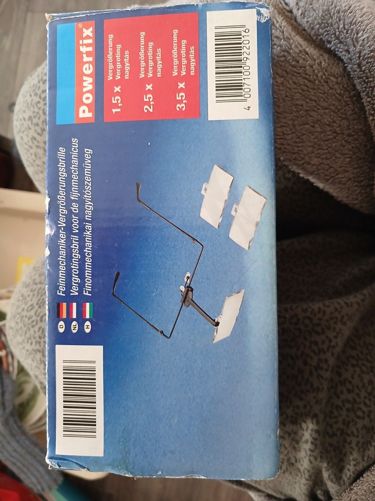 vergrotingsbril powerfix, Ophalen