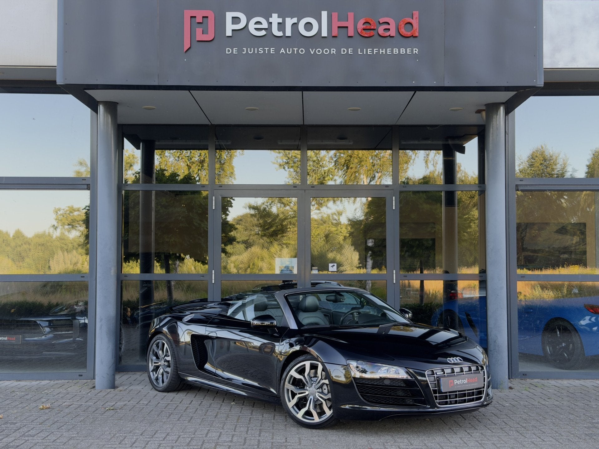 Audi R8 Spyder 5.2 V10 FSI, Carbon, Magnetic Ride, Bang & Ol, Auto's, Audi, Automaat, Gebruikt, Zwart, Cabriolet
