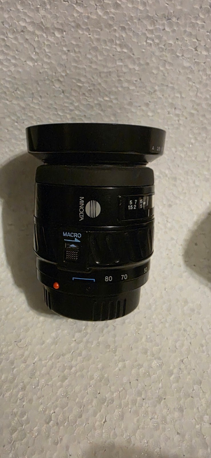 Minolta 28 80 Macro Zoomlens - Vintage lens voor fotografie, Audio, Tv en Foto, Gebruikt, Zoom, Ophalen of Verzenden, Macrolens