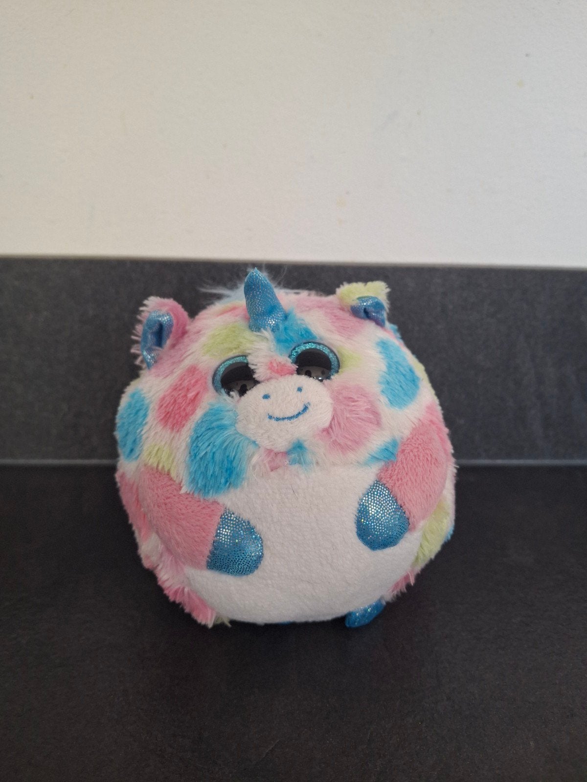 Ty bolletje unicorn, Eenhoorn, Ophalen of Verzenden, Zo goed als nieuw, Meerkleurig