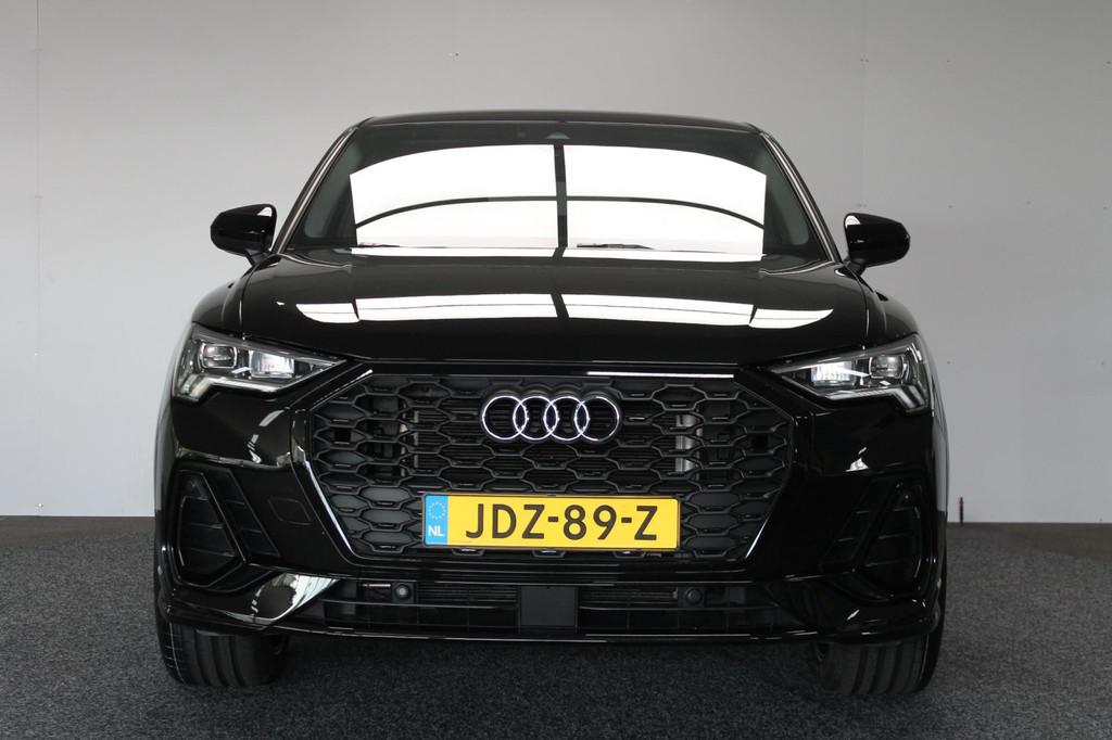 Audi Q3 Sportback 45 TFSI e S-line Edition|Rijklaar prijs|Ca, 12 maanden, Gebruikt, Leder en Stof, Zwart