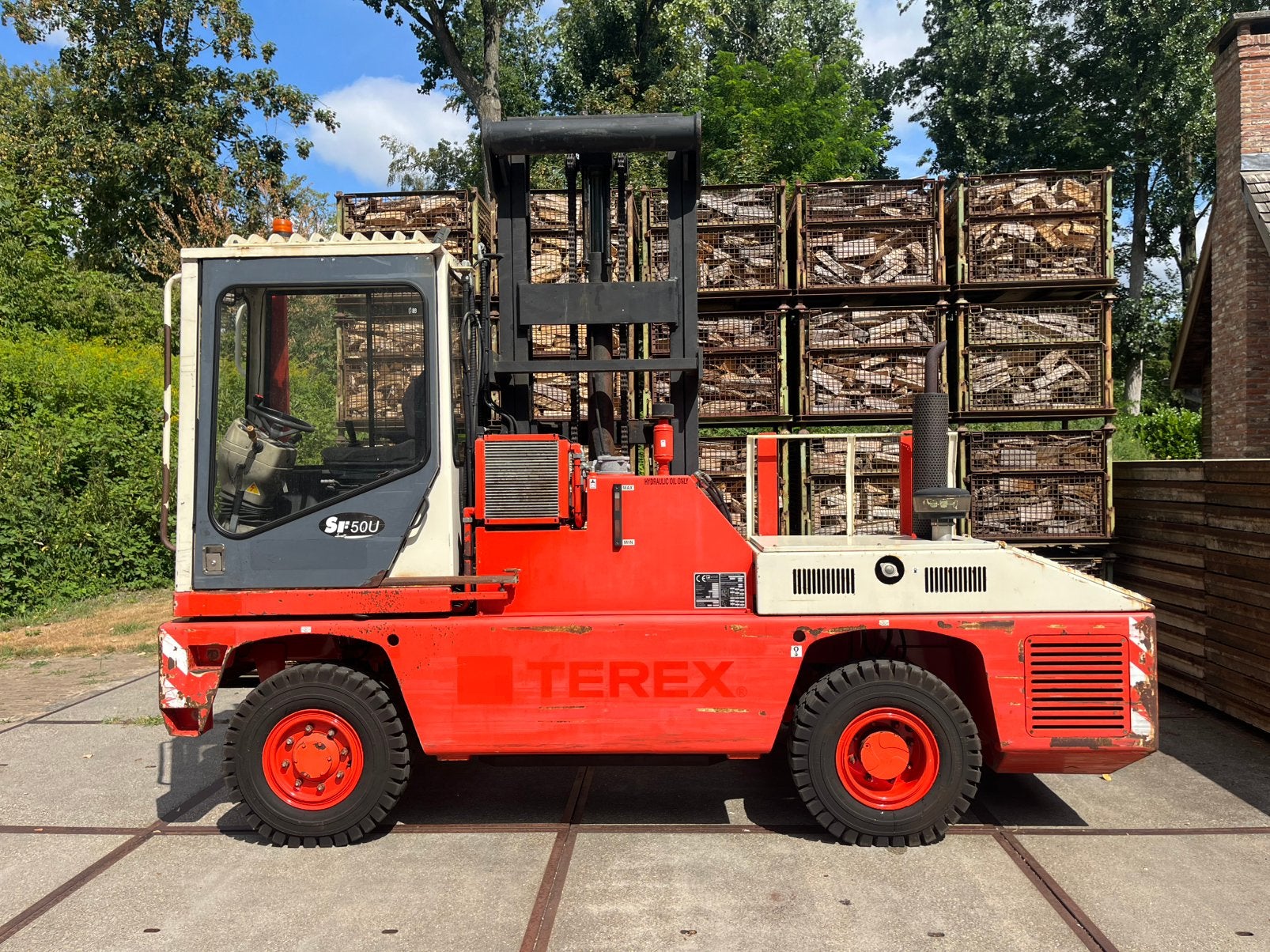 Fantuzzi SF50u zijlader heftruck, Ophalen of Verzenden, Gebruikt