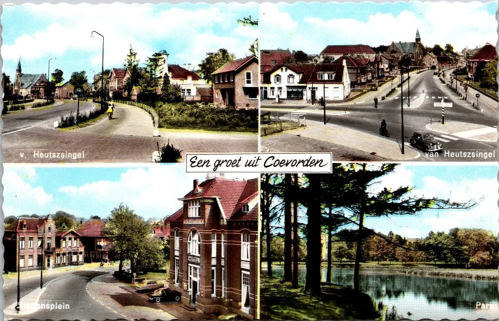 Coevorden - 9 ansichtkaarten, Verzamelen, Verzenden, 1960 tot 1980, Gelopen, Drenthe
