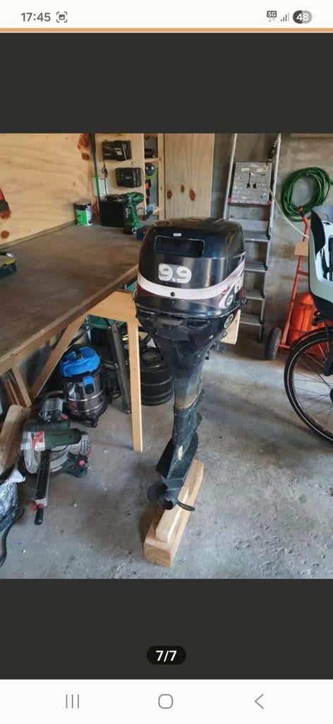 Evinrude buitenboord motor 9.9, Watersport en Boten, Ophalen, Motor en Techniek, Motorboot