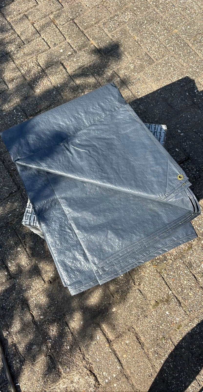 Grondzeil voor onder de tent, Ophalen of Verzenden, Zo goed als nieuw