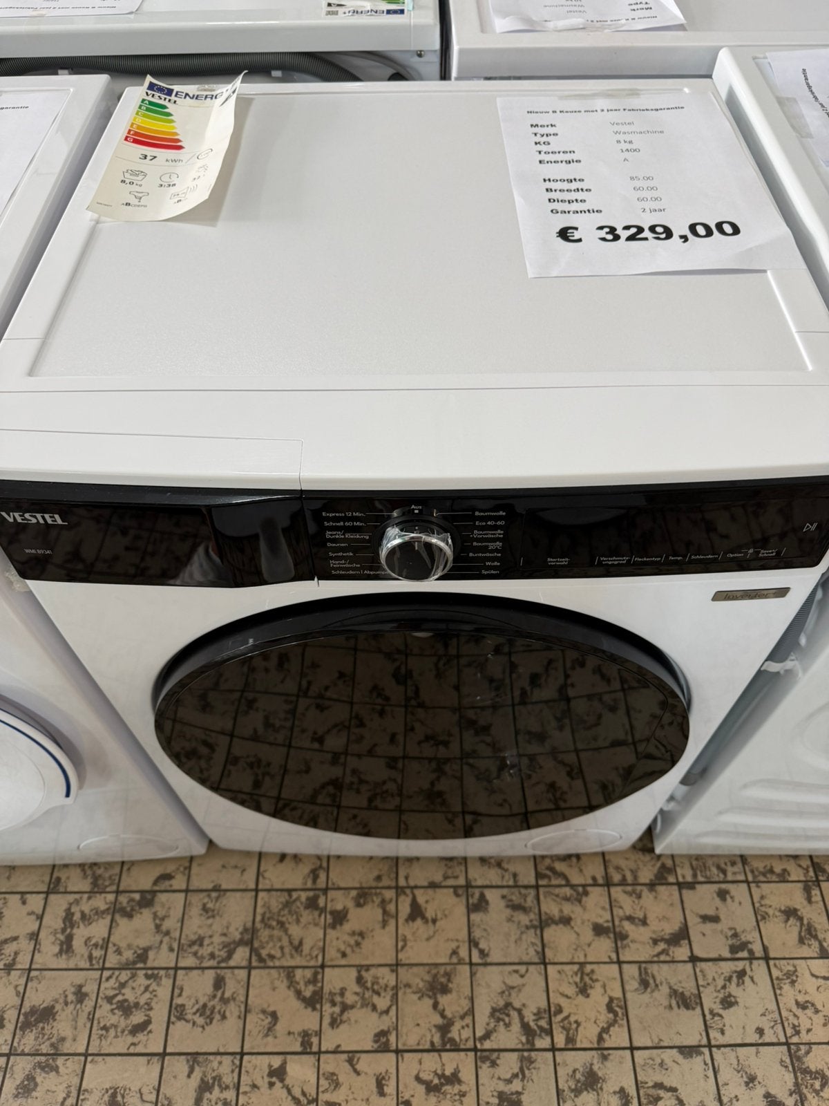 Een kleine greep uit onze voorraad wasmachine nieuw, Ophalen, 1200 tot 1600 toeren, Minder dan 85 cm, 8 tot 10 kg