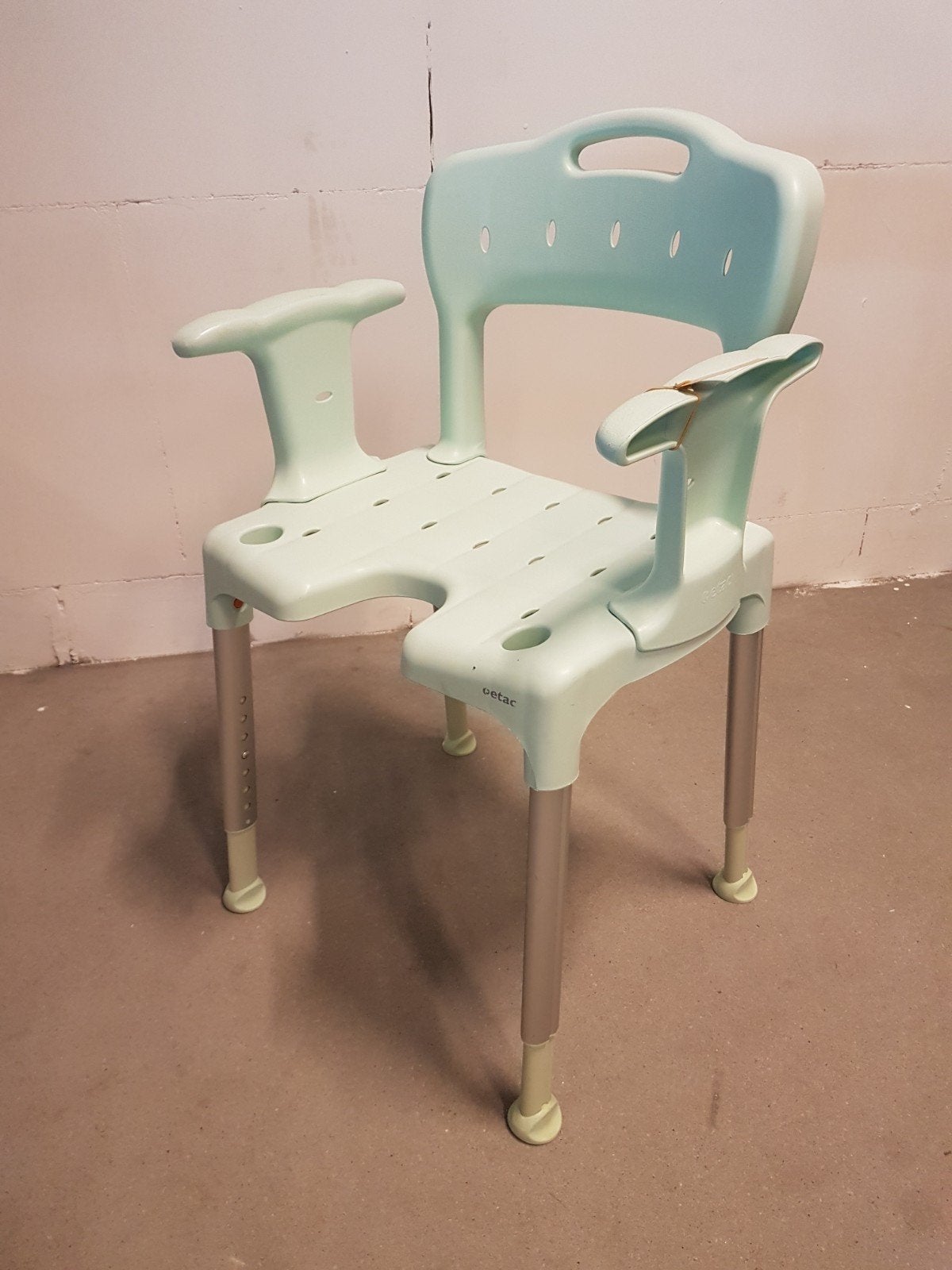 Douchestoel Etac Swift mintgroen, Ophalen