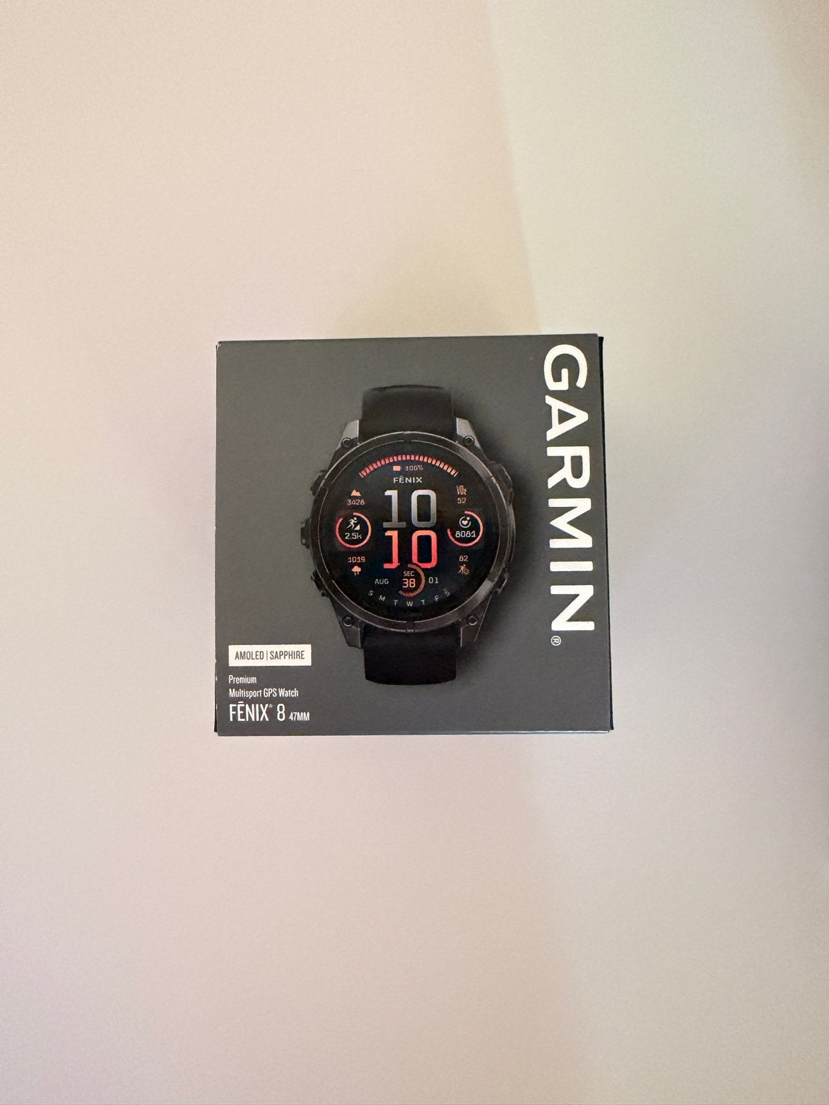 Garmin Fenix 8 AMOLED sapphire / NIEUW, Sieraden, Tassen en Uiterlijk, Sporthorloges, Afstand, Zwart, Nieuw, Ophalen of Verzenden