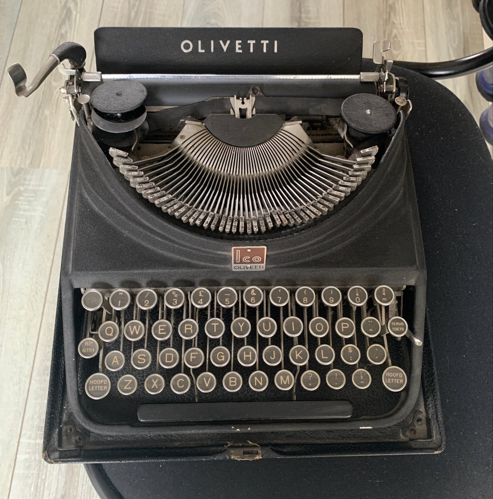 Olivetti ICO antieke typemachine, Diversen, Typemachines, Ophalen, Gebruikt