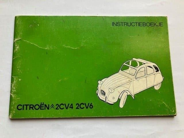 Citroën 2CV4 2CV6 Instructieboekje Handleiding   1977  NL, Ophalen of Verzenden
