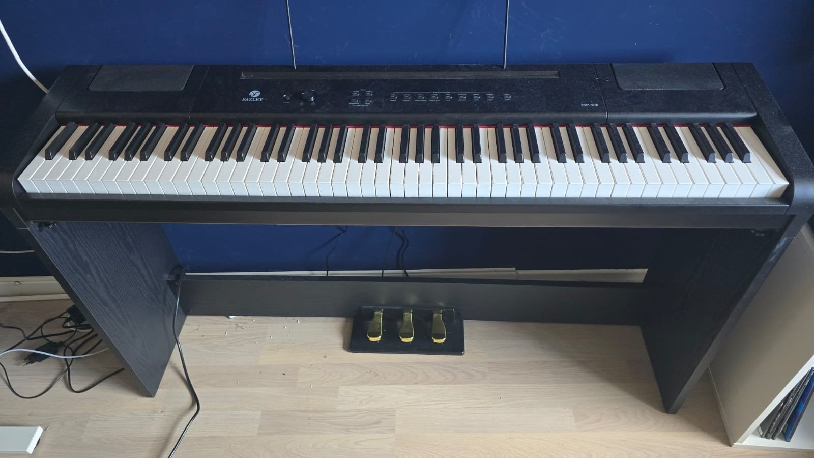 Fazley FSP-500-BK Digitale Piano - Zwart, Muziek en Instrumenten, Piano's, Ophalen, Gebruikt, Zwart, Piano