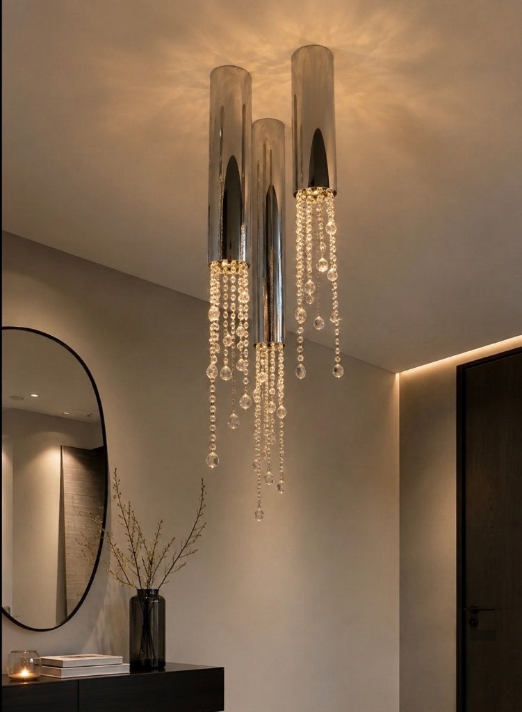 Plafondlampen Ilfari Sexy Crystals nieuw twv € 450,00 st!!, Huis en Inrichting, Lampen | Plafondlampen, Info@ilfari.nl, Nieuw