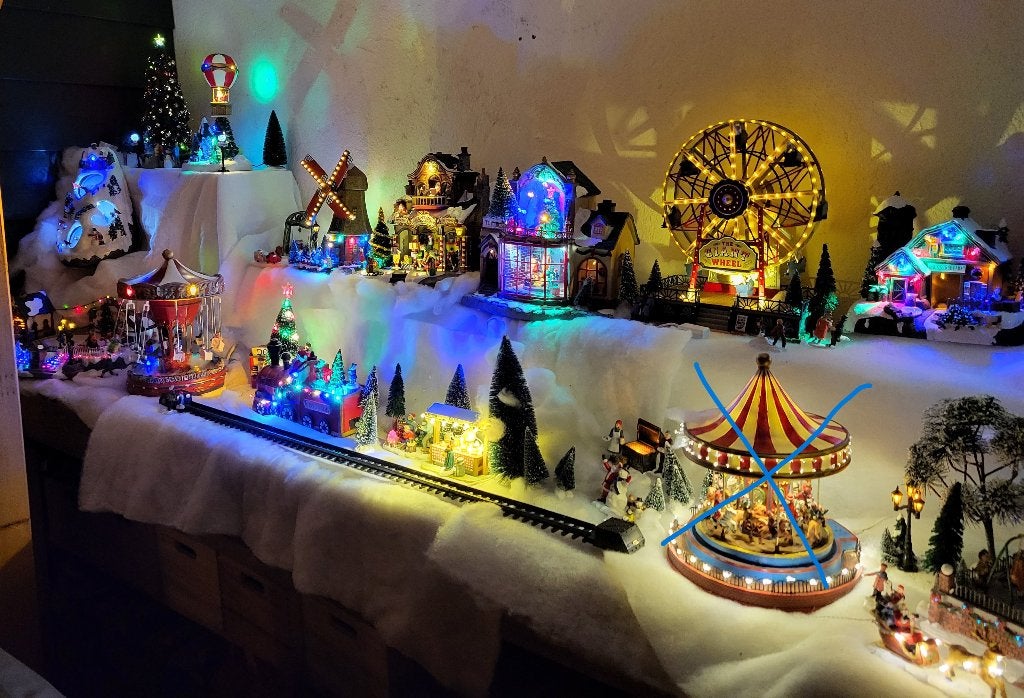 kerstdorp, Diversen, Ophalen, Gebruikt