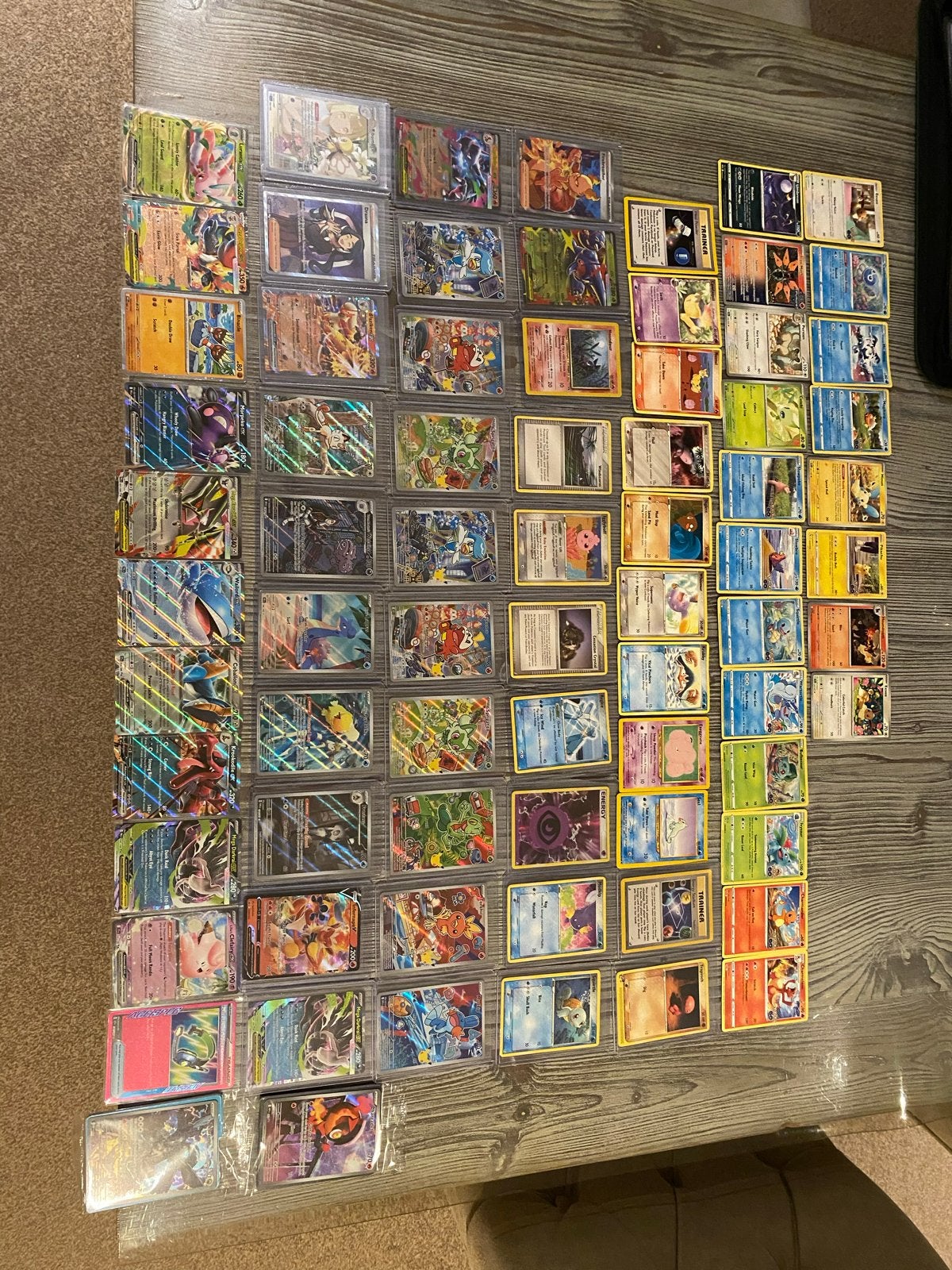 Pokémon Kaarten: Misty's Psyduck, Misty's Lapras en meer, Ophalen of Verzenden, Zo goed als nieuw, Meerdere kaarten, Foil