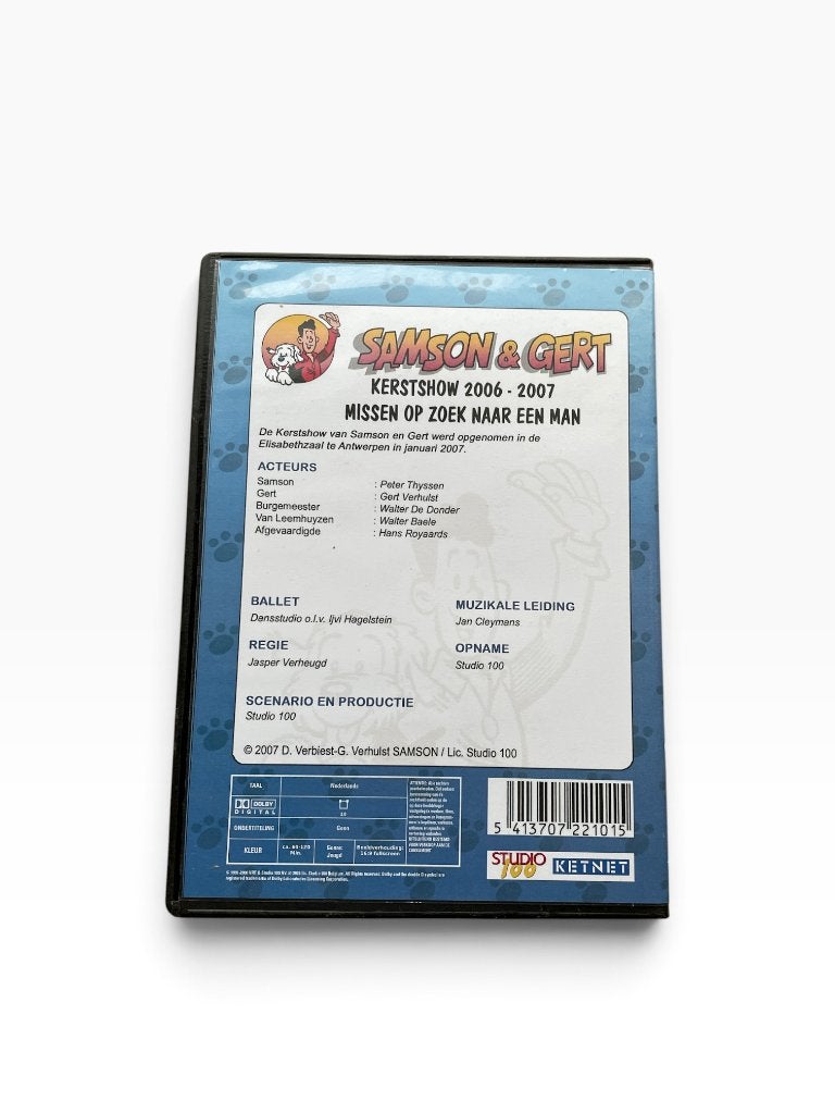 Samson en Gert — Kerstshow 2006-2007 (Missen Zoeken een Man), Show, Alle leeftijden, Ophalen of Verzenden, Zo goed als nieuw