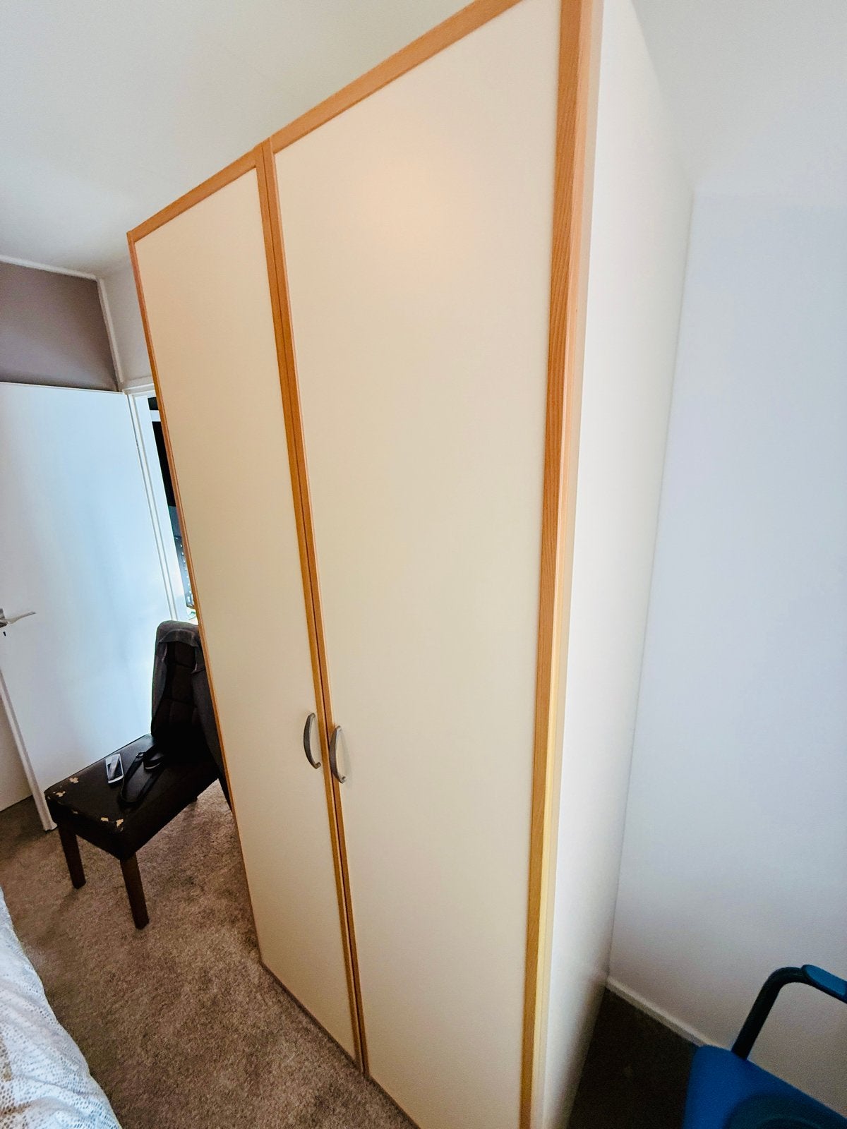 Mooie Kledingkast met hang- en leggedeelte, Huis en Inrichting, Kasten | Kledingkasten, Ophalen, 200 cm of meer, 50 tot 100 cm